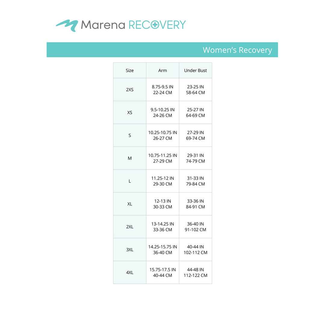 marena shape size chart for women