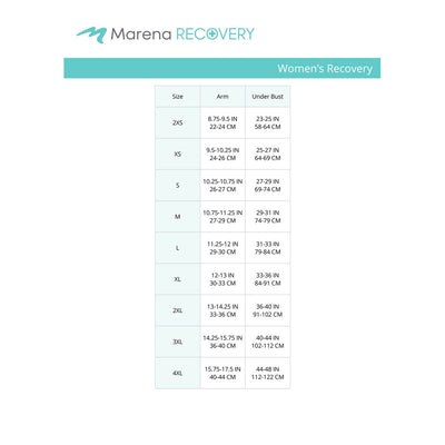 marena shape size chart for women